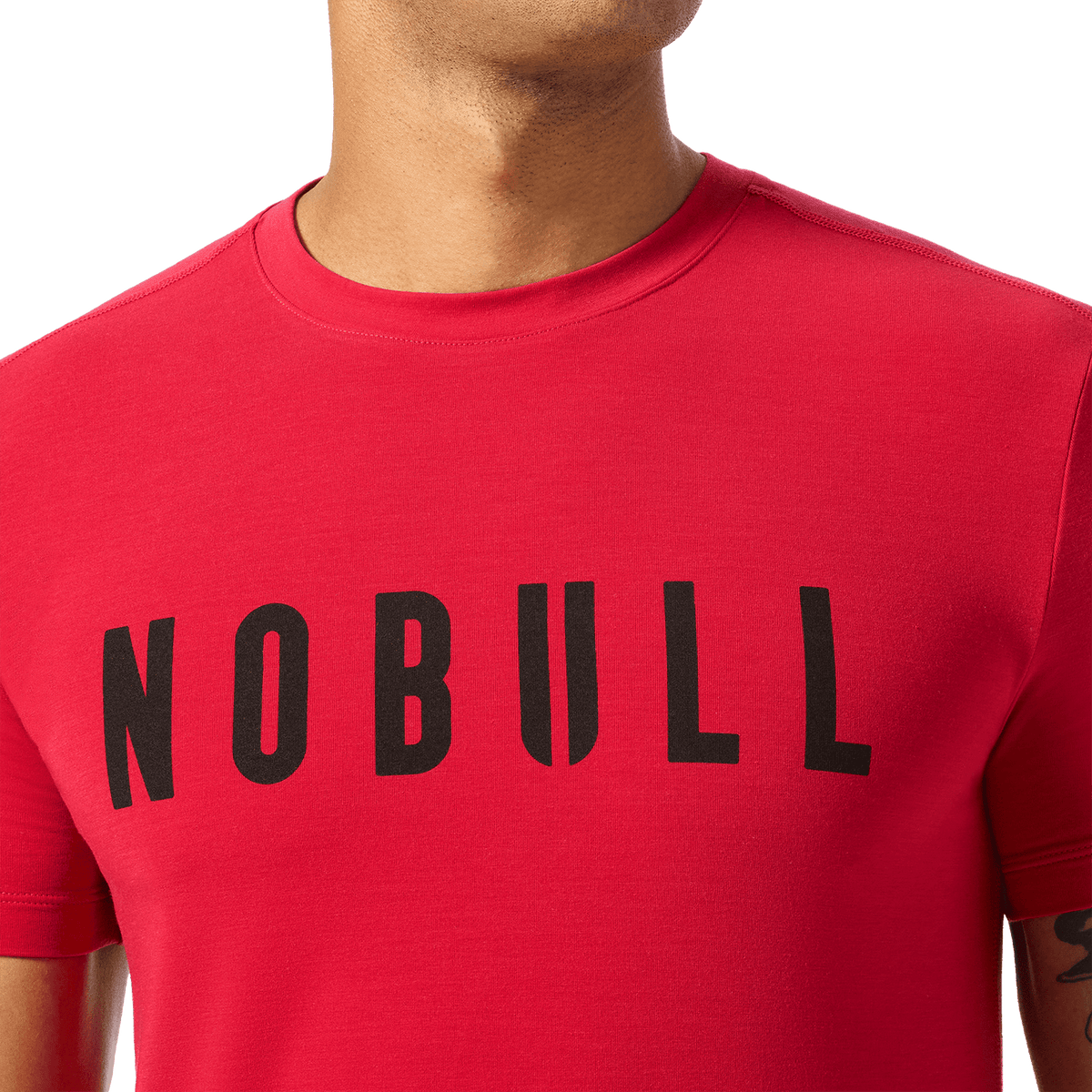 NOBULL Men's Equestrian Red NOBULL Tee