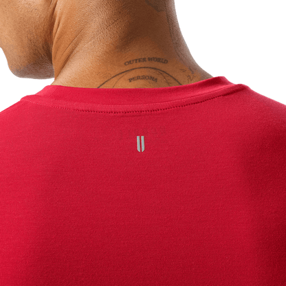 NOBULL Men's Equestrian Red NOBULL Tee