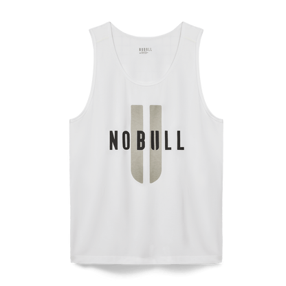 NOBULL Men's White NOBULL U Tank Top