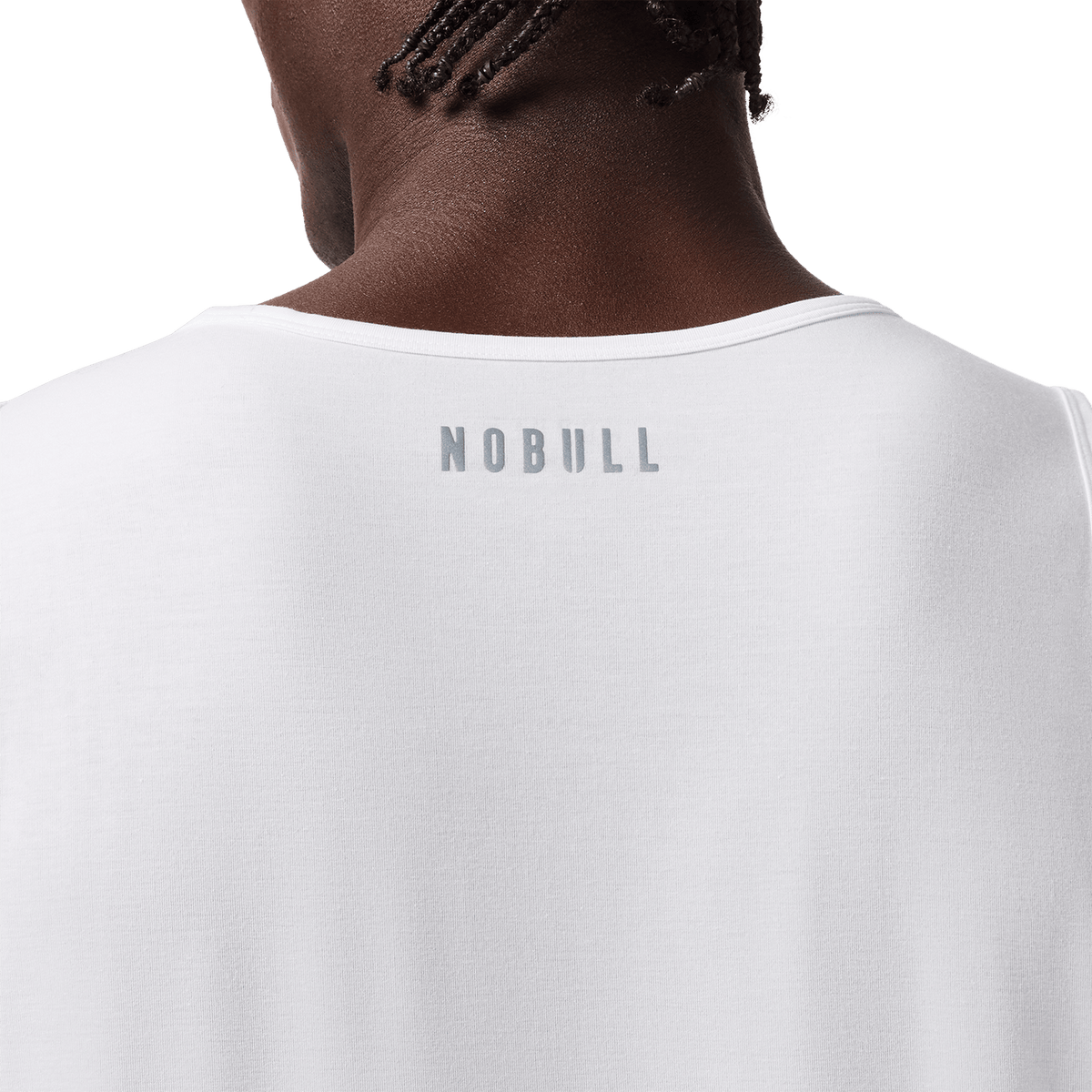 NOBULL Men's White NOBULL U Tank Top
