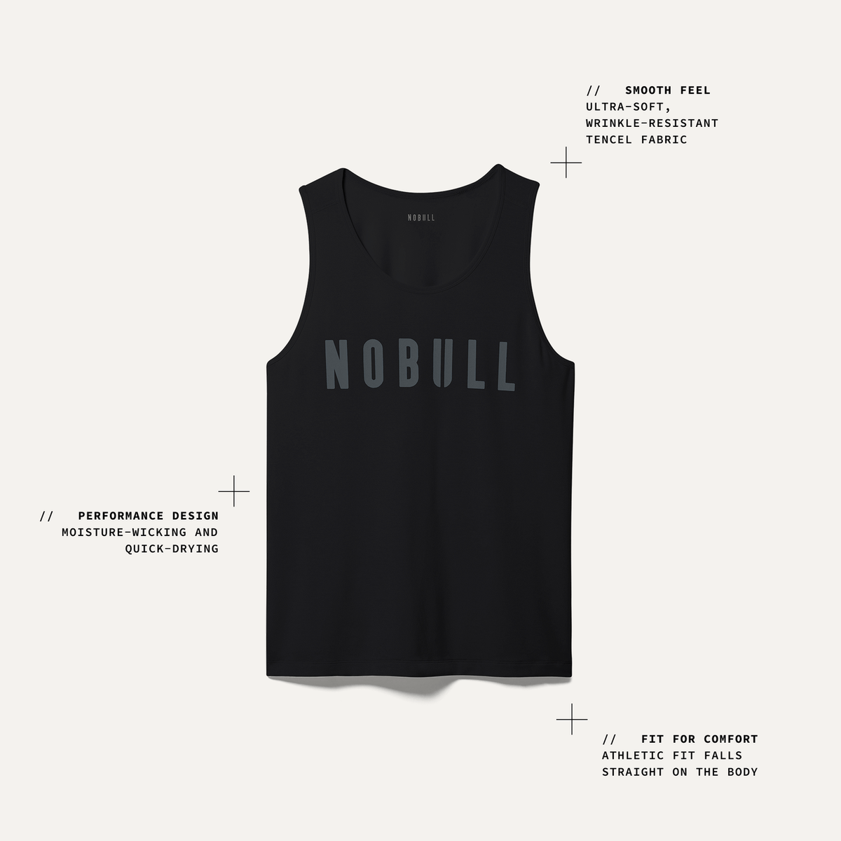 NOBULL Men's Crimson U Tank Top