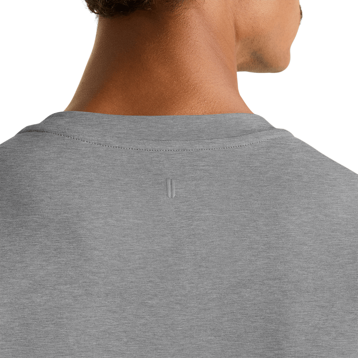 NOBULL Men's Heather Grey NOBULL Long Sleeve Tee