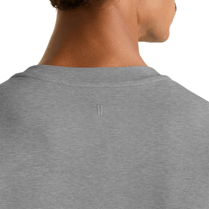 NOBULL Men's Heather Grey NOBULL Long Sleeve Tee
