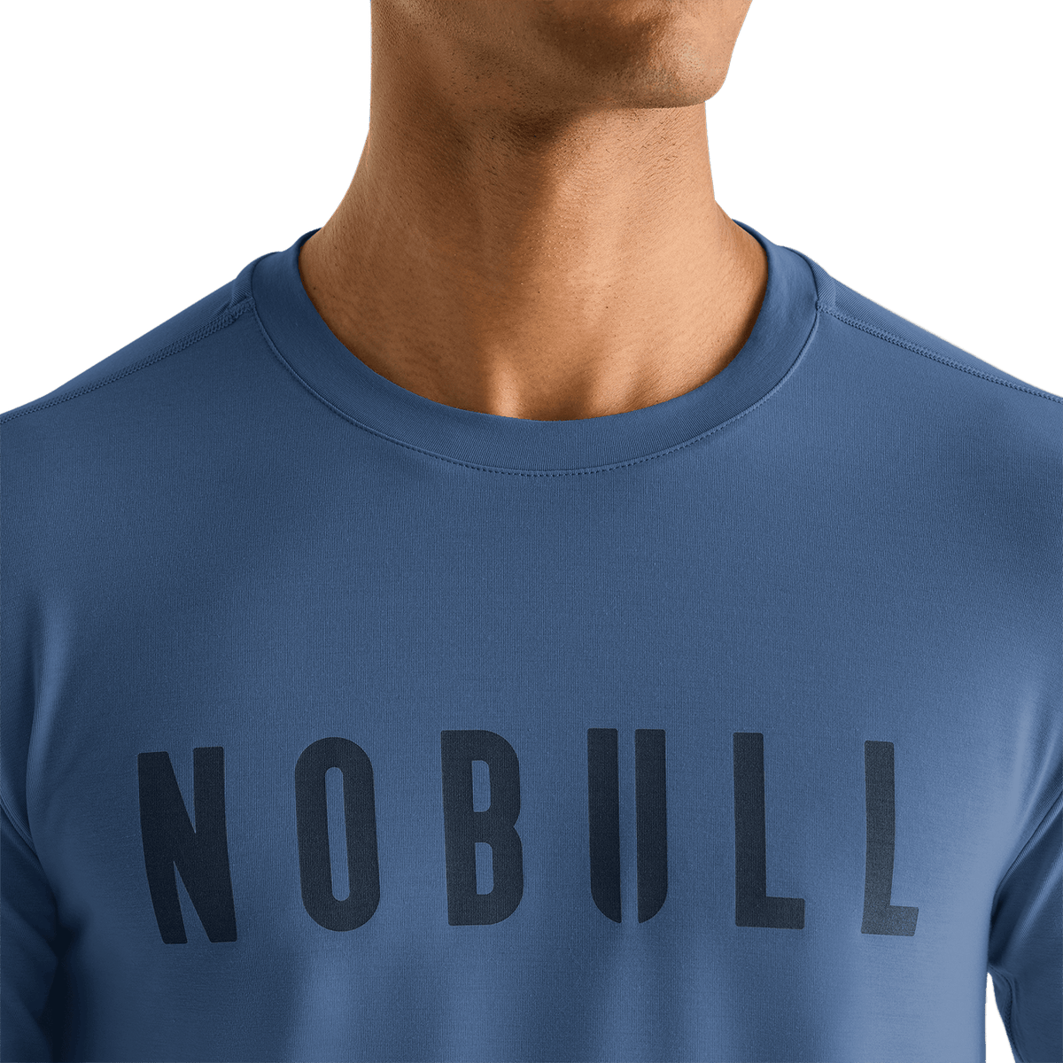 NOBULL Men's Coastal Blue NOBULL Long Sleeve Tee