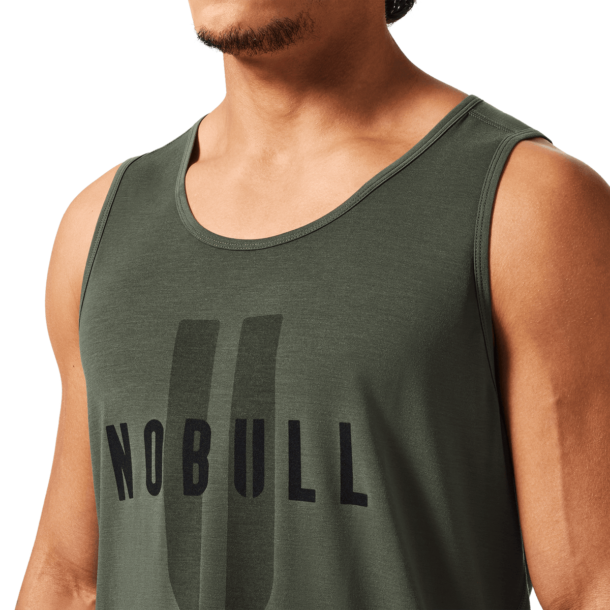 NOBULL Men's Dark Army NOBULL U Tank Top