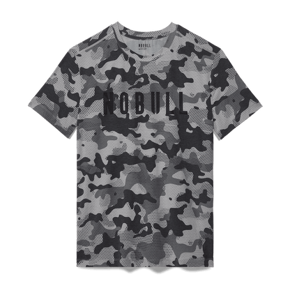 NOBULL Men's Dark Gray Camo NOBULL Tee