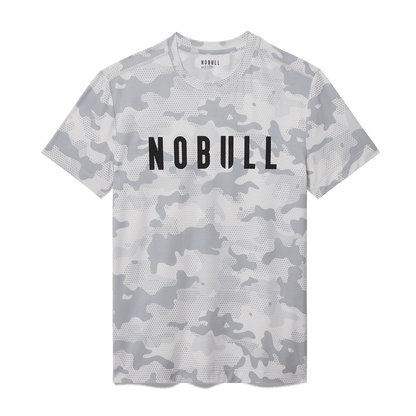 NOBULL Men's Light Gray Camo NOBULL Tee