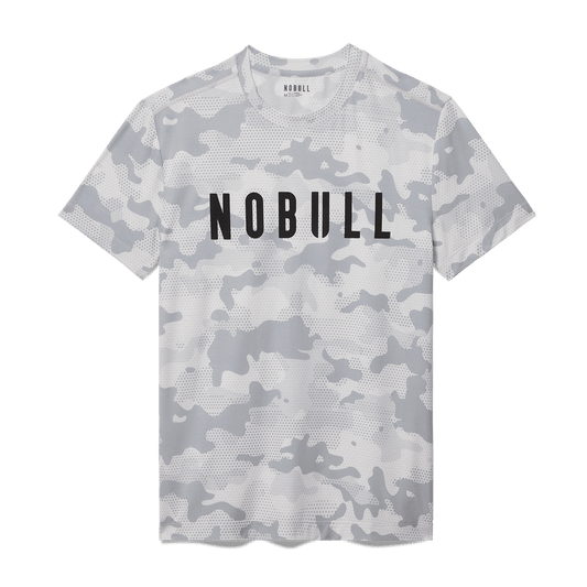 NOBULL Men's Light Gray Camo NOBULL Tee