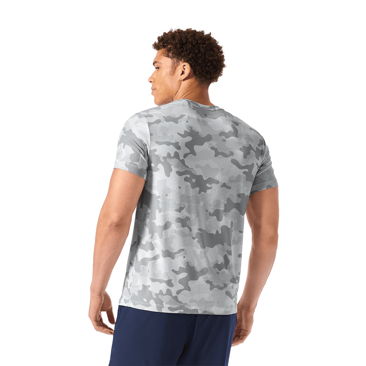 NOBULL Men's Light Gray Camo NOBULL Tee