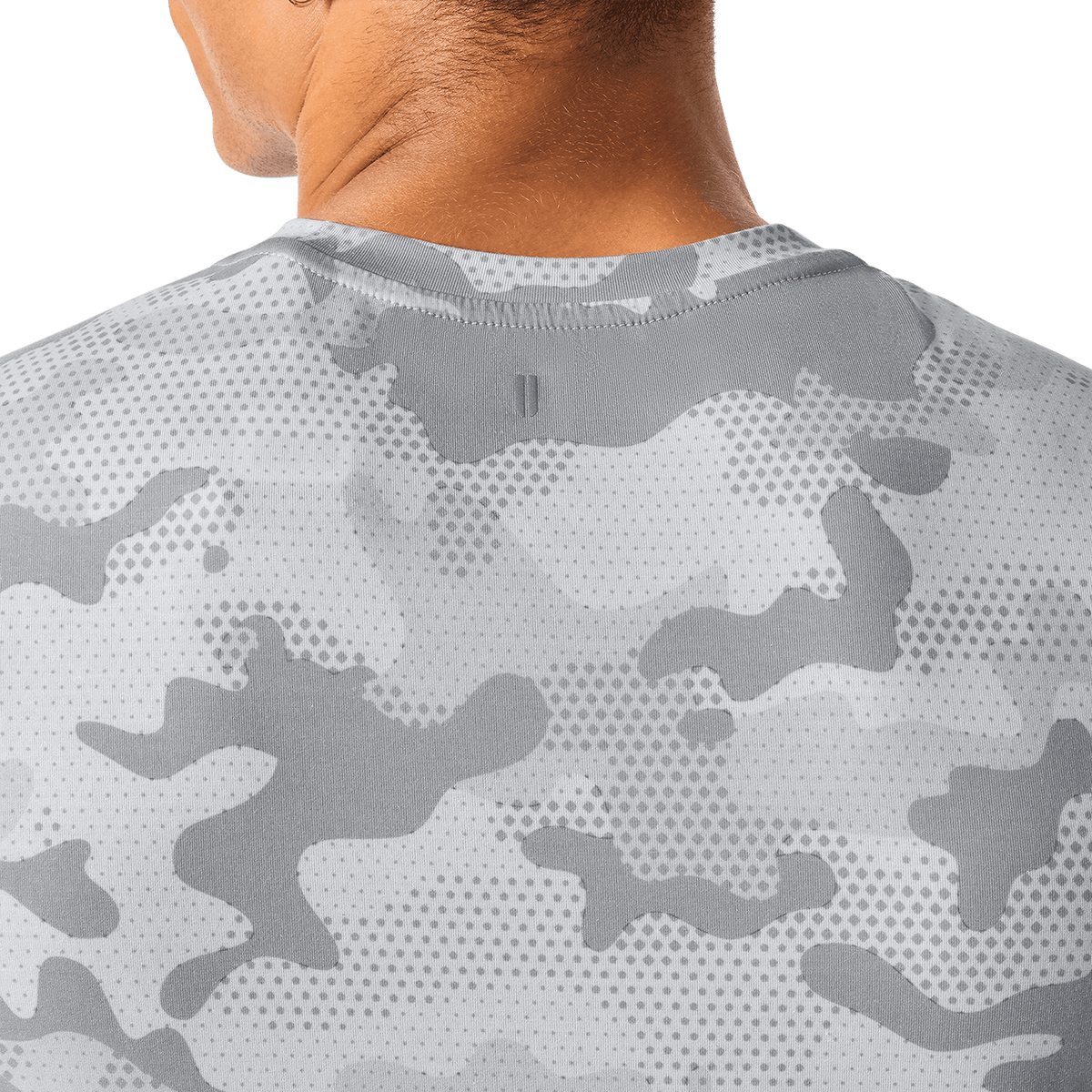 NOBULL Men's Light Gray Camo NOBULL Tee