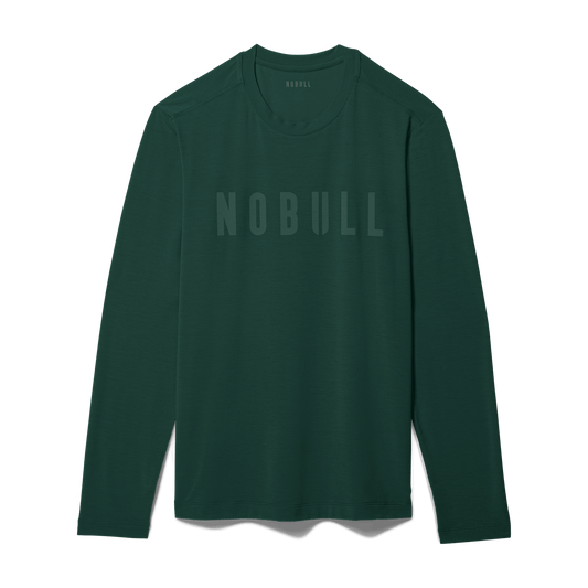 NOBULL Men's Dark Ivy NOBULL Long Sleeve Tee