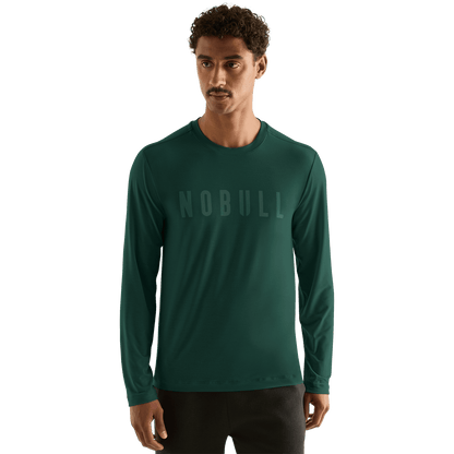 NOBULL Men's Dark Ivy NOBULL Long Sleeve Tee