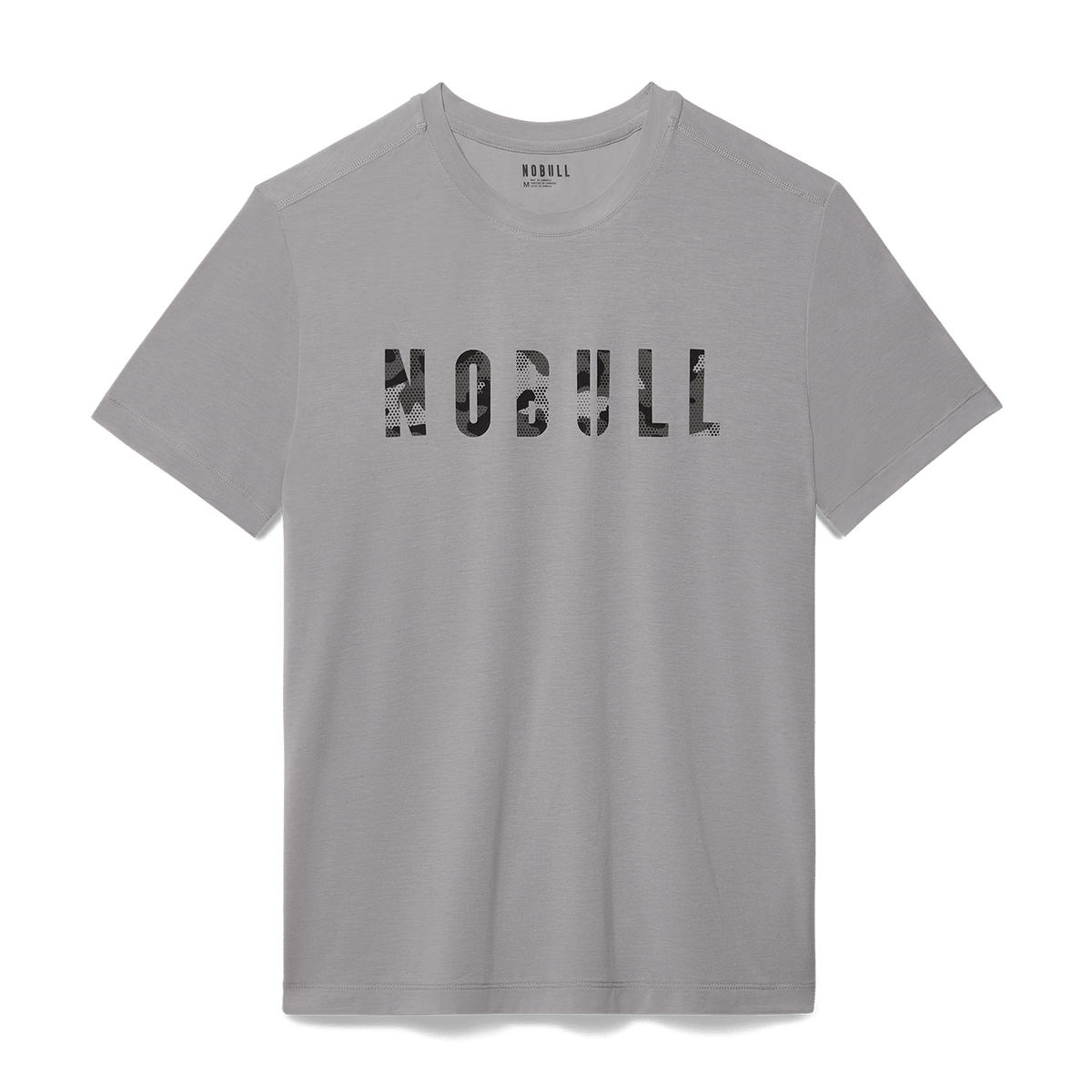 NOBULL Men's Gray Camo Fill NOBULL Tee