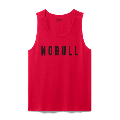 NOBULL Men's Equestrian Red NOBULL Tank Top