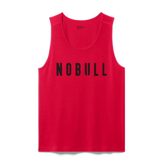 NOBULL Men's Equestrian Red NOBULL Tank Top