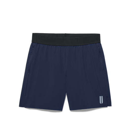 NOBULL Men's Night Navy Drive Short 6" (Unlined)