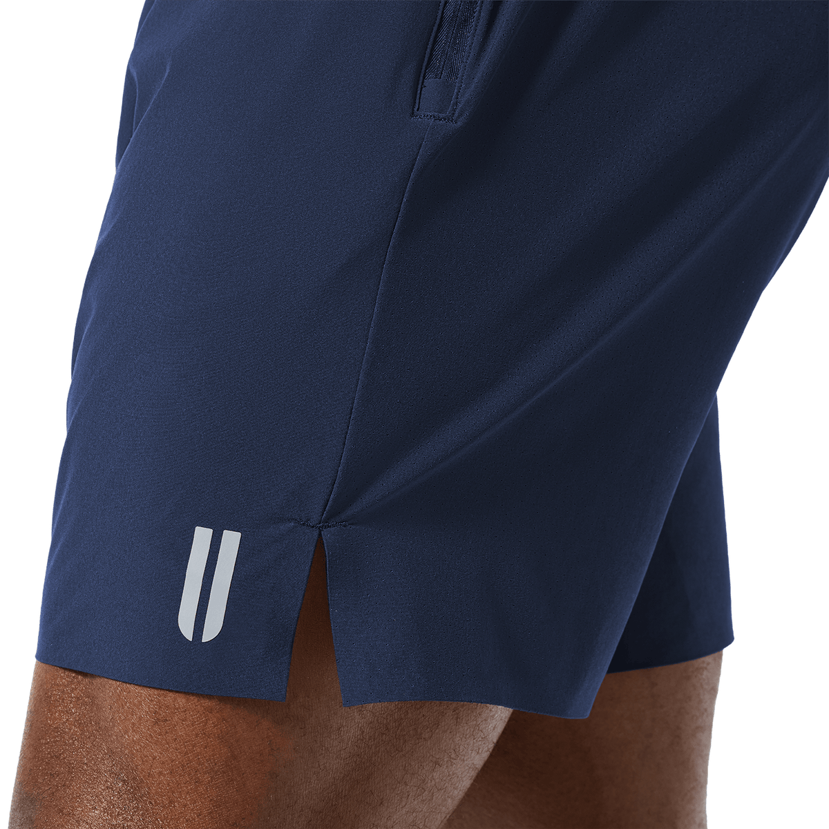 NOBULL Men's Night Navy Drive Short 6" (Unlined)