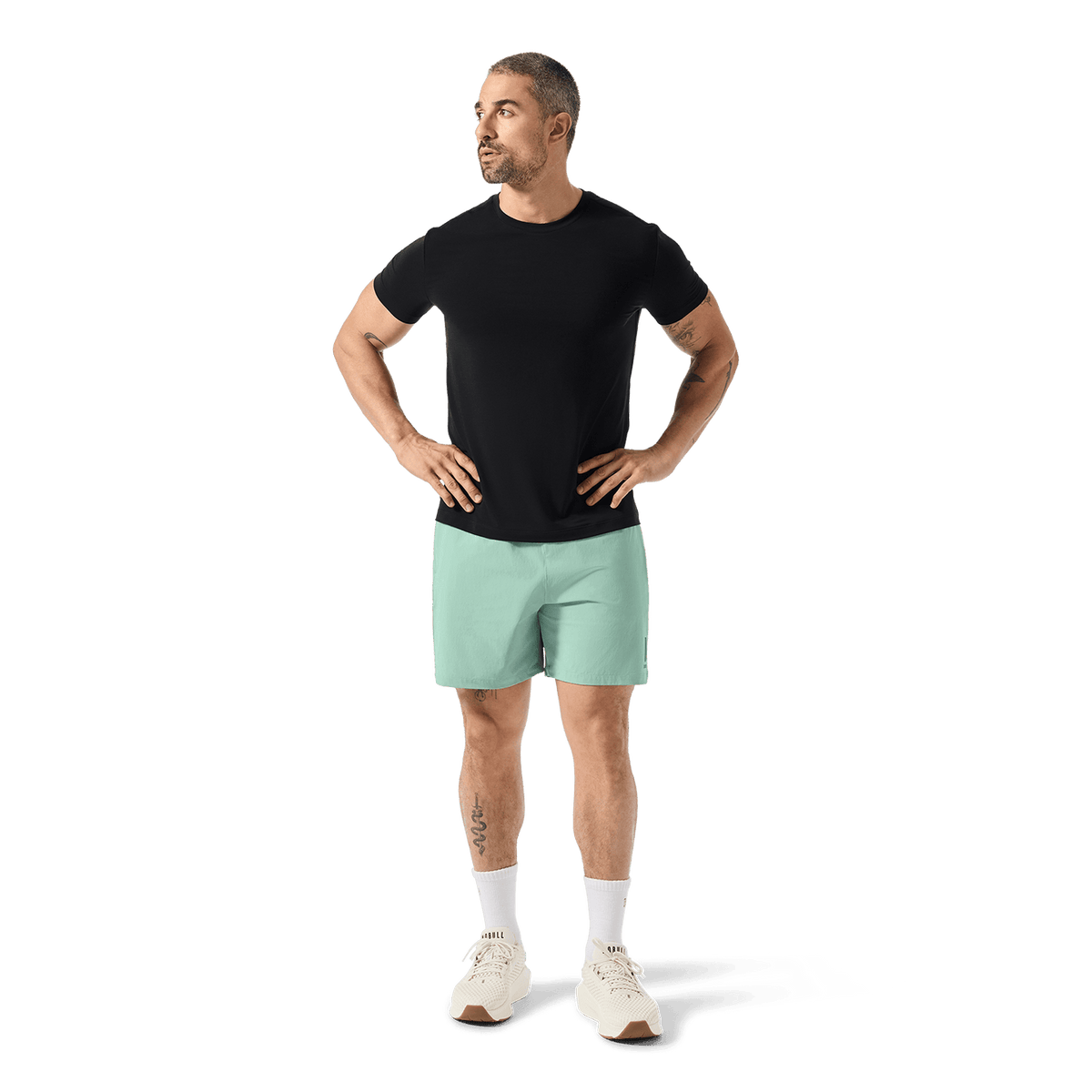 NOBULL Men's Iceberg Green NOBULL Training Short 6" (Unlined)