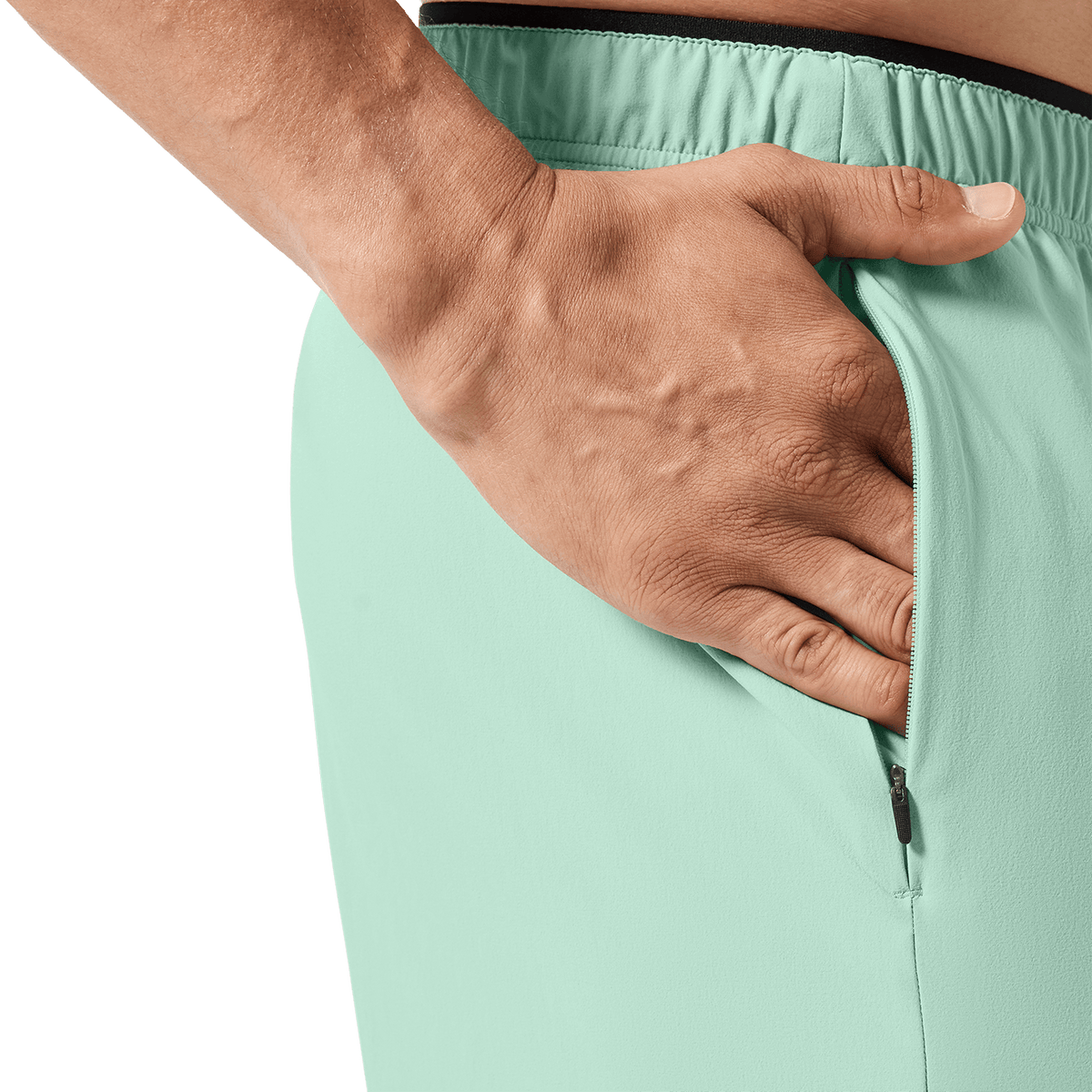 NOBULL Men's Iceberg Green NOBULL Training Short 8" (Unlined)