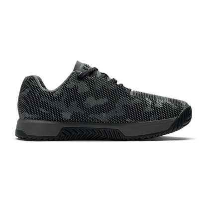 NOBULL Women's Gray Jungle Camo Outwork Edge Shoes