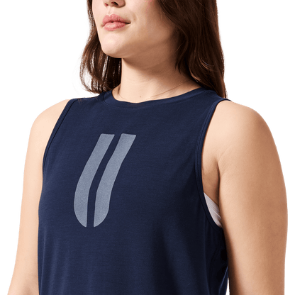 NOBULL Women's Night Navy U Muscle Tank Top