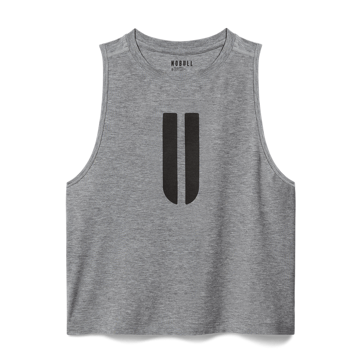 NOBULL Women's Heather Grey U Muscle Tank Top