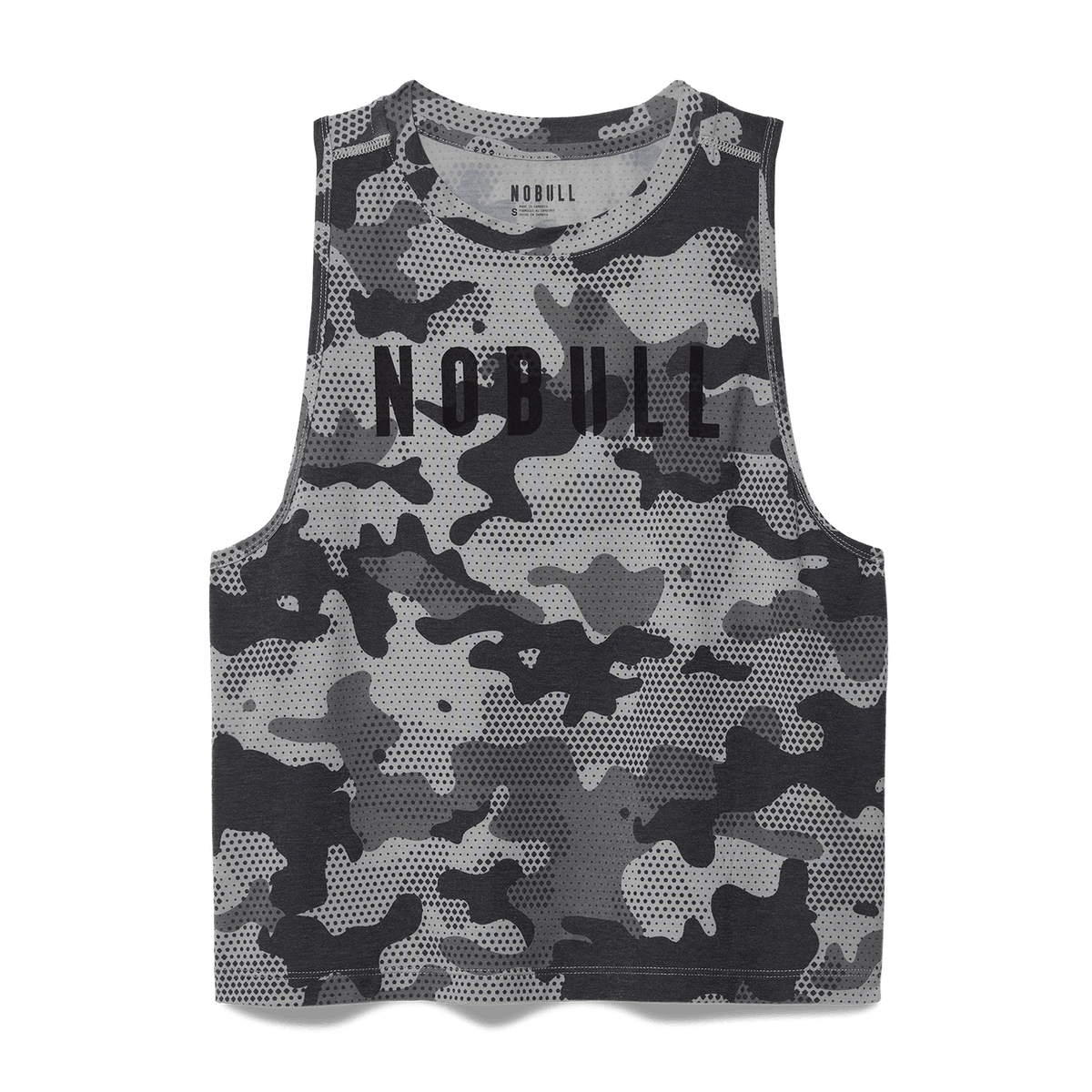 NOBULL Women's Dark Gray Camo NOBULL Muscle Tank Top
