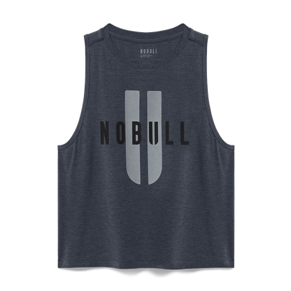 NOBULL Women's Charcoal Heather NOBULL U Muscle Tank Top