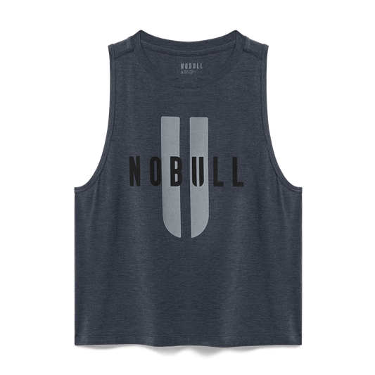NOBULL Women's Charcoal Heather NOBULL U Muscle Tank Top