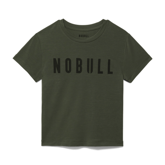 NOBULL Women's Dark Army NOBULL Fitted Tee