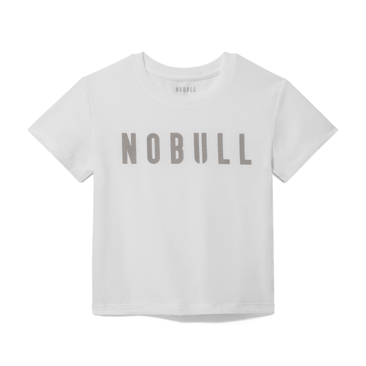 NOBULL Women's White NOBULL Fitted Tee