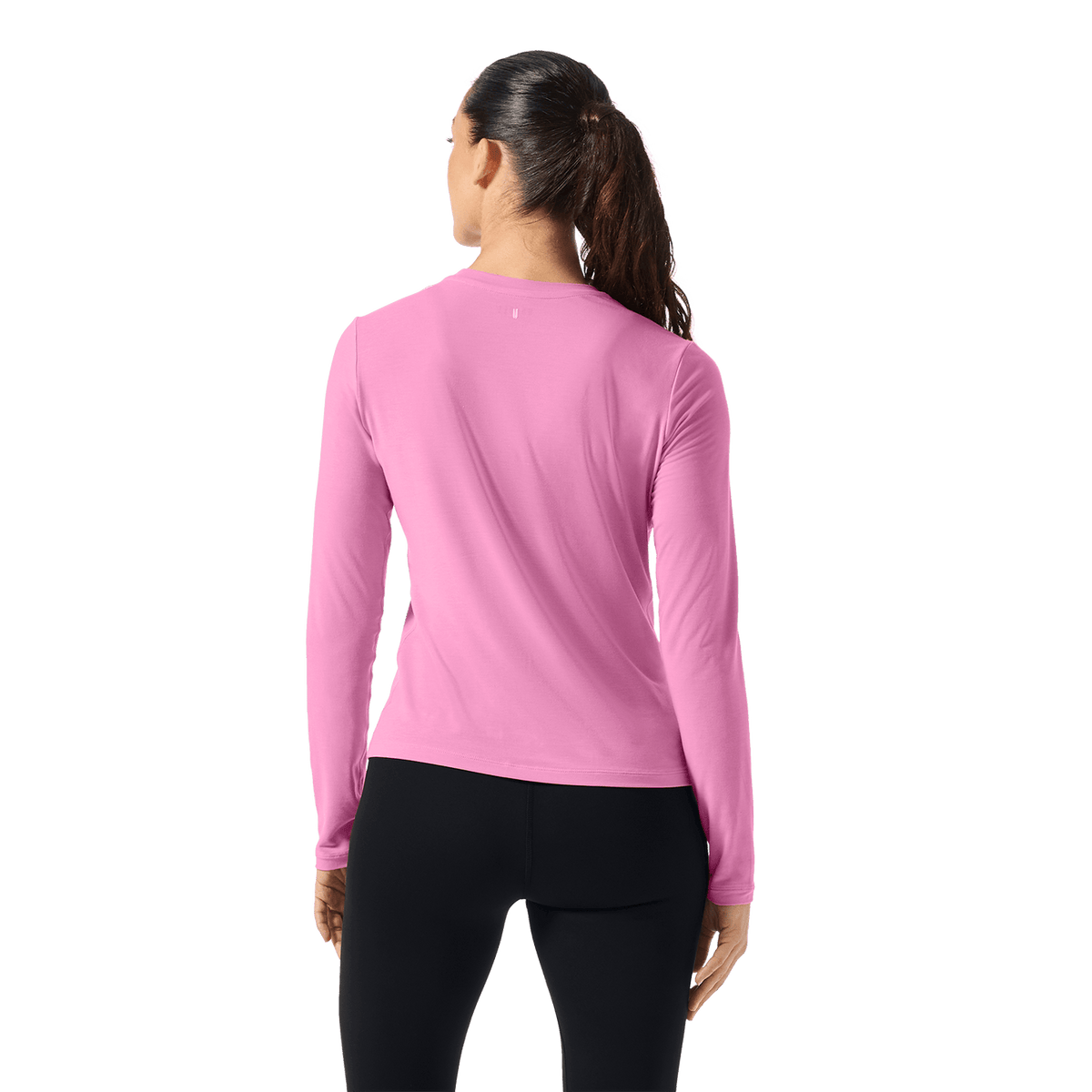 NOBULL Women's Soft Pink NOBULL Long Sleeve Tee