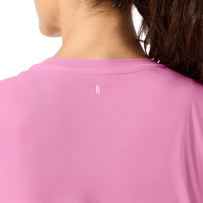 NOBULL Women's Soft Pink NOBULL Long Sleeve Tee