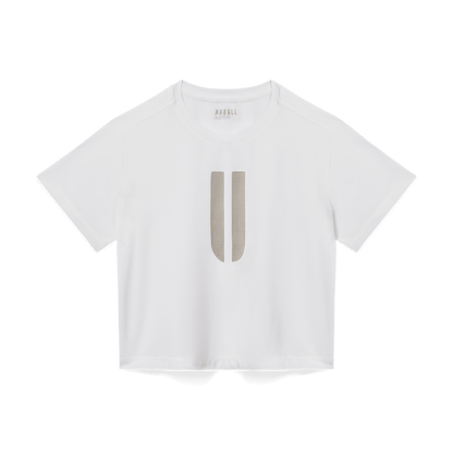 NOBULL Women's White U Boxy Tee
