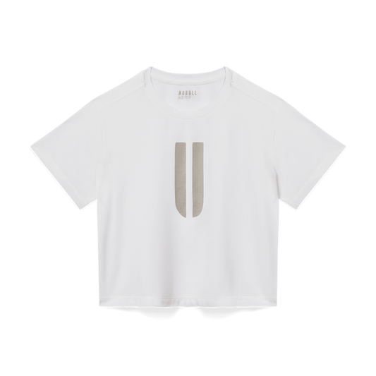 NOBULL Women's White U Boxy Tee