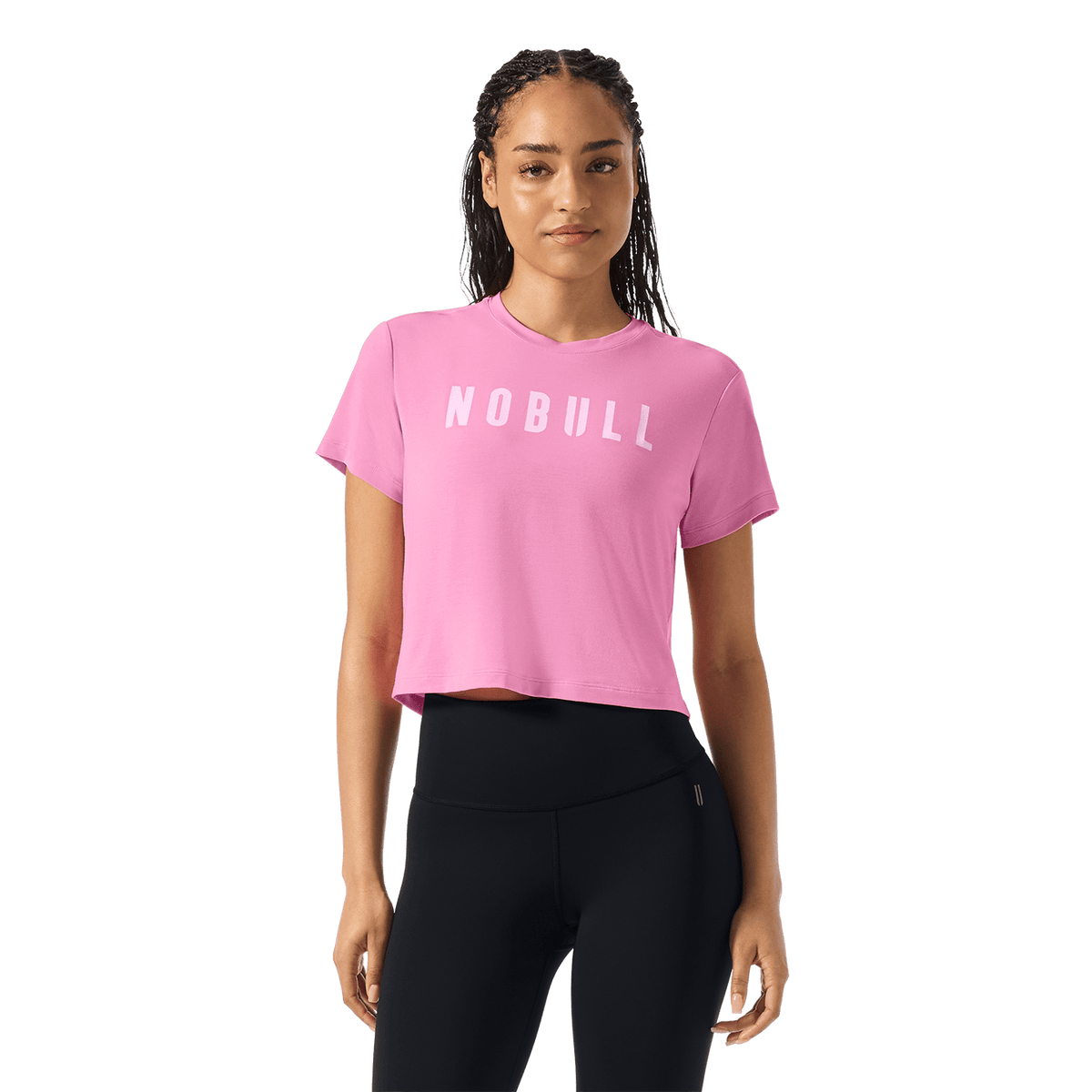 NOBULL Women's Soft Pink NOBULL Boxy Tee