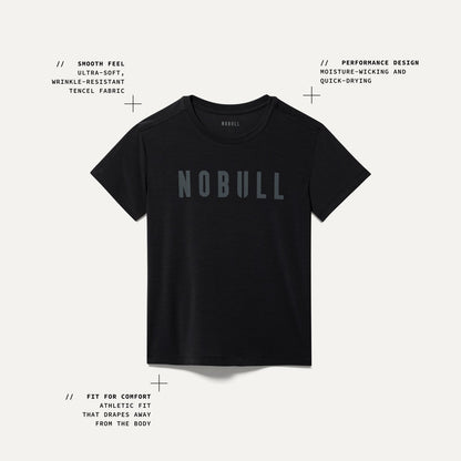 NOBULL Women's Soft Pink NOBULL Tee