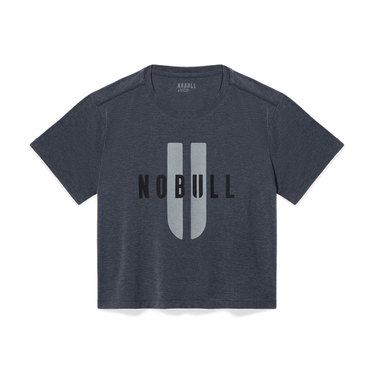 NOBULL Women's Charcoal Heather NOBULL U Boxy Tee