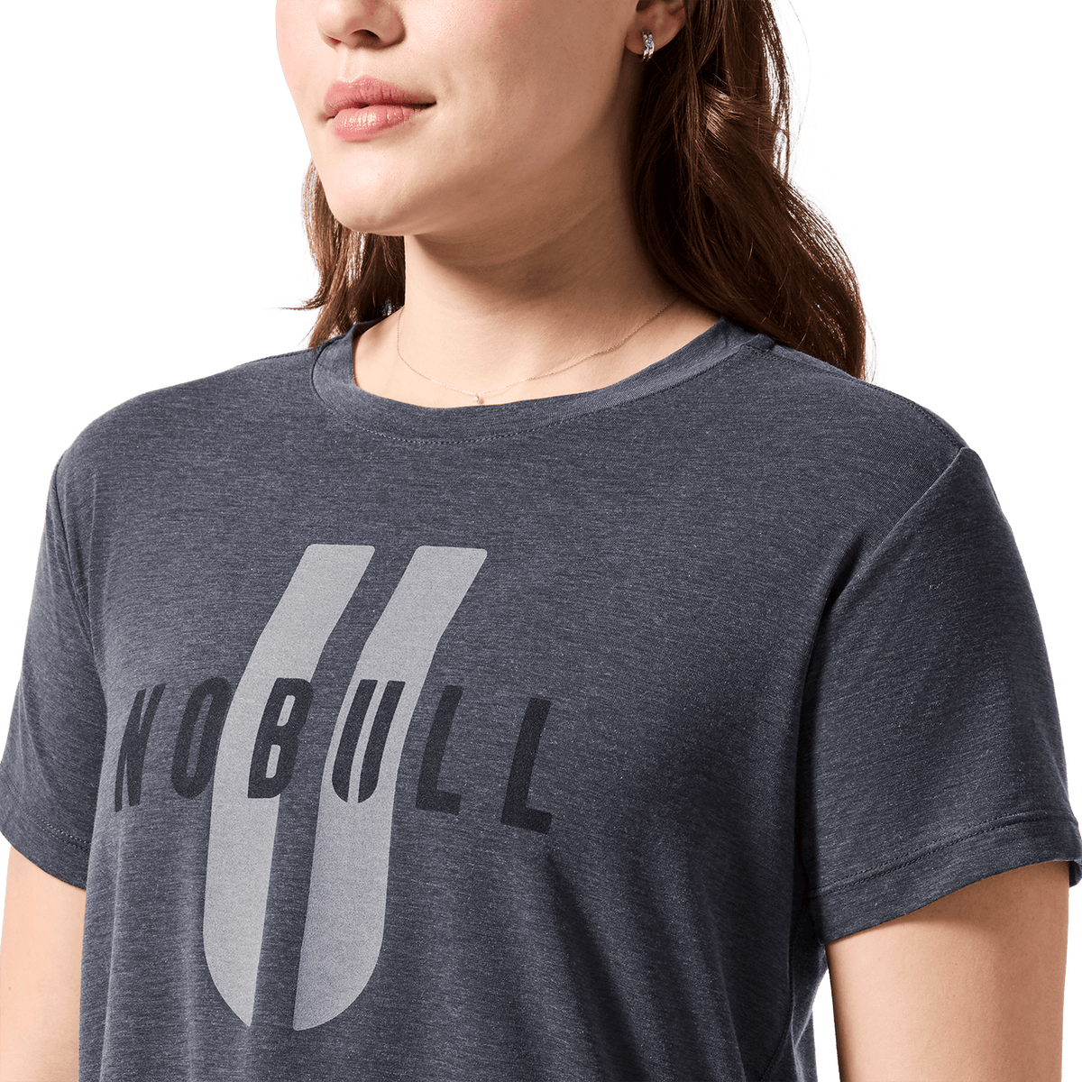 NOBULL Women's Charcoal Heather NOBULL U Boxy Tee