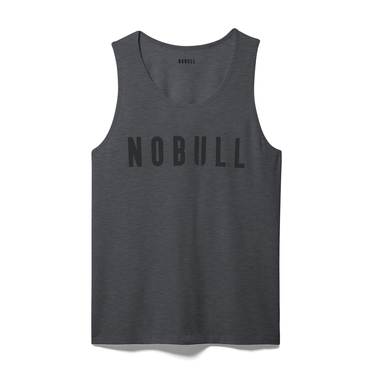 NOBULL Men's Charcoal Heather NOBULL Tank Top