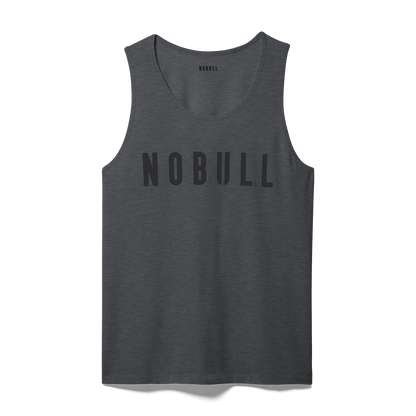 NOBULL Men's Charcoal Heather NOBULL Tank Top