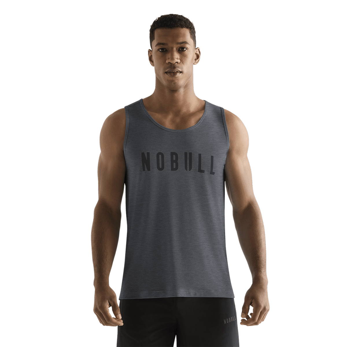 NOBULL Men's Charcoal Heather NOBULL Tank Top